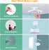 Closet 8W 7000mAh Remote,3 Dimmable, Karjoefar Motion Sensor Light, Rechargeable Ceiling Light with Color Temperatures