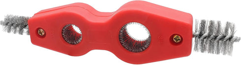 4-in-1 Copper Tubing Brush, Steel Bristles, Deburring Tool for Plumbing Installation, Soldering, and Copper Pipes