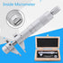 Inside Micrometer Set, Internal Diameter Gage Gauge Hole Bore 5-30mm Range, Accurate + Wrench + Calibration Ring