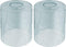 2 Pack Blue Seeded Glass Lamp Shades, Cylinder Light Fixture Replacement Globe