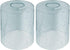2 Pack Blue Seeded Glass Lamp Shades, Cylinder Light Fixture Replacement Globe