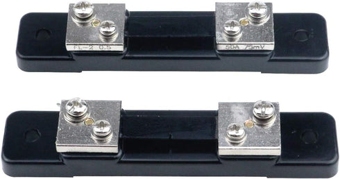 Antrader 2-Pack 50A 75mV DC Current Measuring Shunt Resistor Analogue Digital Meter for DC Current Measure by Antrader