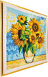 Handcraft Quilling Greeting Card Sunflower Design for Him Her, Friend, Mom, Dad, Daughter, Sister for Happy Birthday