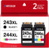 PG-243 CL-244 Replacement for Canon 243 and 244 Ink Cartridges, 2PK for Canon Printers
