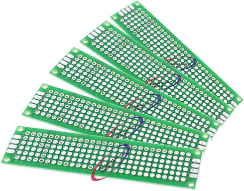 YOURRYONG 5pcs Double Sided Universal Experimental Bread Board Hole Board (5pcs 2X8cm)