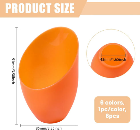 6 6 42mm 3.6 Inch/91 mm CHGCRAFT Pcs Color Plastic Lamp Shade Replacement Horseshoe Lampshade Hole Replacement Lamp