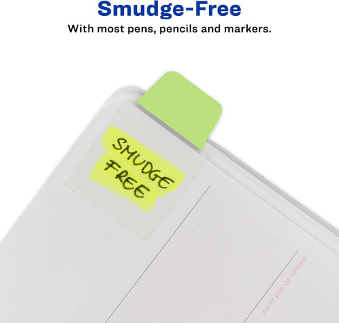 Avery Mini Ultra Tabs, 1" x 1.5", 2-Side Writable, Assorted Pastel Colors, 40 Repositionable Tabs