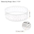 Film Flexible Ruler 30cm 0.5mm Scale with R Angle PET Plastic Folding Straight Ruler Calibration Soft Ruler Measuring Tool for Factory, Transparent