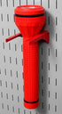 Wall Control 2in Handle Bracket - Slotted Metal Pegboard Hook - Red - Tool Board