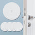 HOME MASTER HARDWARE 5" Wall Protector Round, 5 Pack Doorknob Wall Shield Guard with Self Adhesive Sticker