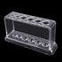 Plastic Clear Test Tube Rack, 6 Holes Stand, Lab Test Tube Stand Shelf School Supply