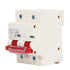 DC Miniature Circuit Breaker, 2 Pole 1000V 125Amp Isolator for Solar PV System, DIN Rail Installation