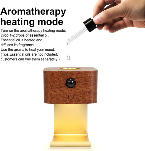 HBCIDC Motion Sensor Night Light with Desktop Wall Mounted Essential Oil Diffuser Perfect for Bedroom Car Romantic Gift