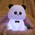 Myzztek Panda Lamp for Kids Room, Pat Control Panda Light for Breastfeeding, Silicone