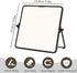 Dry Erase White Board, 9.76" x 9.76", Magnetic Desktop Whiteboard with Stand, Portable Double-Sided Easel for Memo