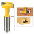 1/2" Shank Straight T-Slot & T-Track Slotting Cutter Router Bit, Wood Groove Milling Cutter, 1-1/16 Inch Diameter