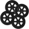 4pcs Replacement Grocery Cart Wheels Castor Wheels for Shopping Basket Laundry Rolling