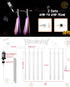 20 480 Flacchi Halloween Lights Outdoor Tubes LED Raindrop Meteor Shower Icicle Lights with Timer Function Cascading