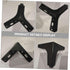 10cm Zerodeko Matte Black Metal Furniture Legs Sofa Leg Cabinet Support Feet for Tv Stand Coffee Table Bathroom Vanity