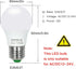 Honle E26 LED Light Bulbs 3W 12V Low Voltage Warm White 3000K E27 Edison Standard Screw Base 25W Equivalent Pack of 2 by Honle