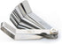 1 PCS Curved Steel Gapped Metric Filler Feeler Gauge Tool, 100A16, 0.05-1mm Thickness with 16pcs Blades for Woodworking