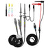 AUTOUTLET P6100 Universal Oscilloscope Probe with Accessories Kit - 100MHz Clip Probes with BNC to Minigrabber Test Lead