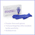 McKesson Confiderm 3.0 Nitrile Exam Gloves, Powder-Free Latex-Free Non-Sterile Dark Blue, Size XL, 100 Count