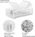 RGBZONE 10 Packs 4-Pin RGB LED Light Strip Connectors, 10mm Wide Unwired Solderless Quick Connectors