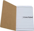 Yansanido 48 Pcs 5.5 Inch x 3.5 Inch Brown Cover Pocket Notebook 32 Sheets (64 Pages) 8 mm Ruled Pages 70 Gsm Paper (Lined(Pack of 48), Brown)
