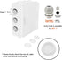 LeMotech ABS Plastic Dustproof Waterproof IP65 Junction Box Universal Electrical Project Enclosure White 7.9 x 7.9 x