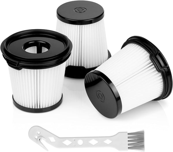 3 Pack HEPA Filter Replacement Parts for Shark IW3511 IW1120 Detect Pro Cordless Stick Vacuum Cleaner