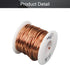 Fielect 1.2mm Inner Dia Enameled Copper Magnet Wire Winding Coil (49.2Ft Length) QA-155 2UEW