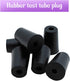 PENCK 6pcs Rubber Stopper with Hole, Tapered Plug for 13mm to 17mm Test Tubes