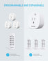 100 (5 2 Syantek Remote Control Outlet Wireless Light Switch for Household Appliances, Expandable Remote Light Switch
