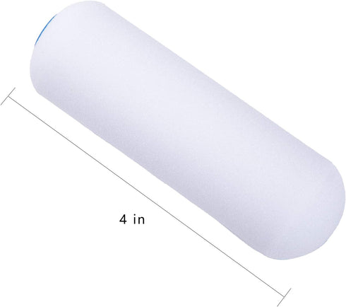 Mister Rui Foam Paint Roller - 30 Pack 4 Inch High Density Foam Mini Paint Roller for Home Painting and Decorating