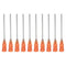 PATIKIL 15Ga x 1.5 Inch Dispensing Needle Tips, 10Pcs Stainless Steel and Plastic Glue Needle Tube Blunt Tips
