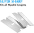 200PCS JIKIOU Single Edge Razor Blades, Industrial Scraper Razor Blades, One Edge Razor Blade, Replacement Box Cutter