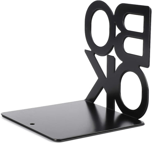 MUNEFE 1Pair Decor(140mm) Bookend, Book Characters Shape Book Stand, Metal Bookend Oranizers for Home Table Maazines