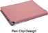 Wisdompro 2 Pack Journal Cover, PU Leather Notebook Cover for Field Notes or 3.5" x 5.5" Pocket Notebooks - Pink