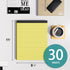Legal Pads 8.5 x 11, 3 Pack Yellow Note Pads 8.5 x 11 Writing Pads, Wide Ruled Legal Notepads, Lined Pads of Paper Yellow Paper Pads, 30 Sheets Per Notepad for School, Home, Office, Business by MSKKSM