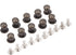 dophee 10Pcs Antique Bronze Drawer Knobs, Zinc Alloy 0.28"x0.39" Mini Handles for