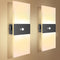 LED Wall Sconces Set of Two | Wall Lamps with 2000mAh Battery