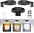 EUIOKUN 3Pack LED Picture Lights for Wall Rechargeable Battery Picture Frame Light with