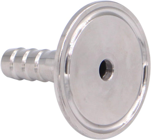 DERNORD 2 Pack 1.5" Tri Clamp to 3/8" Hose Barbed Adapter - SUS304 Sanitary Hose Barb Pipe Fitting