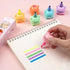 MAGICLULU Petals Highlighters Set, Bear Shape Watercolor Highlighter Pens for Office Stationery Supplies