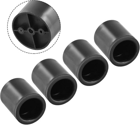 Floweringbeter Set 4 (51.5mm) of Cabinet Feet with Height Adjustment for Sofas, Couches, and TV Stands Strong ABS