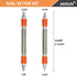 2-Piece Setter Setter 1/32-in, 1/16-in, 3/32-in, 1/8-in, Hammerless Set Dual Head Nail Kit, Nail Features Nail Trim Pak
