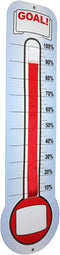 Global Printed Products Fundraising Thermometer Chart Goal Tracker, Dry Erase Wall Mounted Thermometer, Giant Sales