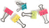 U Brands Happy Face Binder Clips, Bright Colors with Black Prongs, Office Organization Supplies, 32mm, 48 Count by U Brands