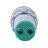 AITRIP 5PCS Digital DC Voltmeter LED Display Voltage Meter 20-500V Monitor with Green Indicator Round Lamp